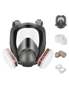 Máscara de respirador RZHSMDM cara completa 19 en 1
