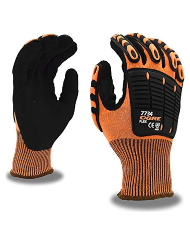 Guantes de Trabajo Cordova 7734 TPR Alta Visibilidad XL