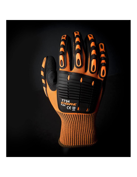 Guantes de Trabajo Cordova 7734 TPR Alta Visibilidad XL Guantes de Trabajo Cordova 7734 TPR Alta Visibilidad XL