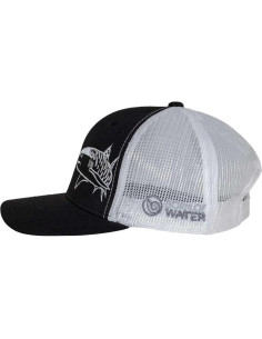 Gorra Trucker Buceo Shark Snapback Ajustable Negra 8,89 cm 2