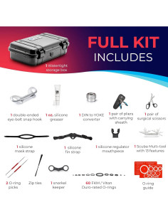 Kit de Mantenimiento de Buceo Save-A-Dive 60 O-Rings y Herramientas 2