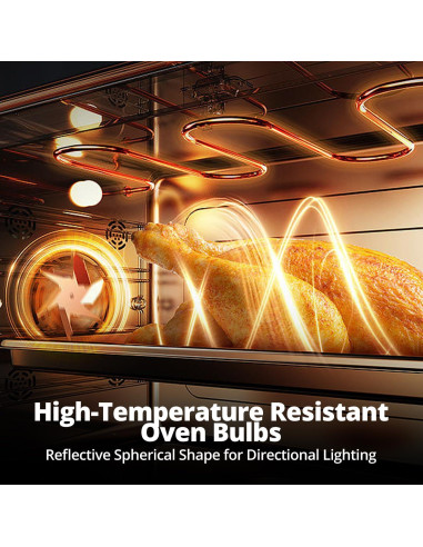 4 Bombillas Reflector R39 40W E17 para Lámparas de Lava