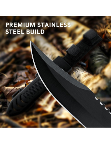 Cuchillo de Caza Dispatch 30.48 cm Hoja Fija Antideslizante