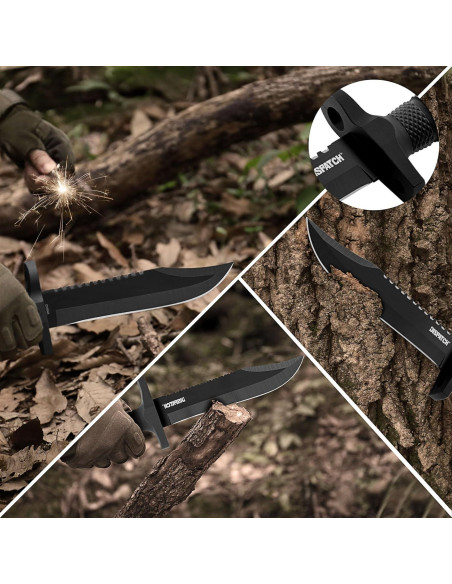 Cuchillo de Caza Dispatch 30.48 cm Hoja Fija Antideslizante