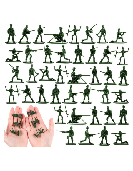 100 Soldados de Juguete del Ejército RoundFunny 2.54-3.81 cm