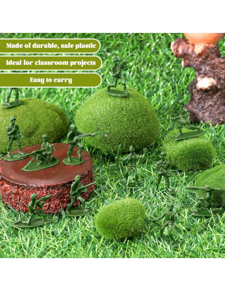 100 Soldados de Juguete del Ejército RoundFunny 2.54-3.81 cm