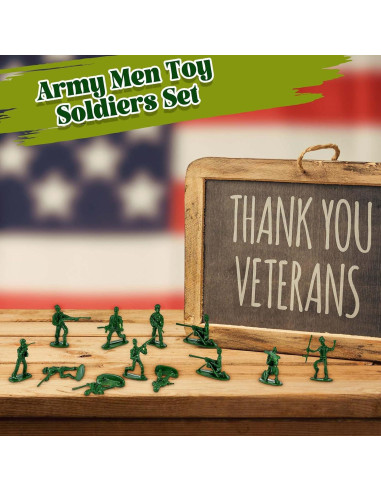 100 Soldados de Juguete del Ejército RoundFunny 2.54-3.81 cm