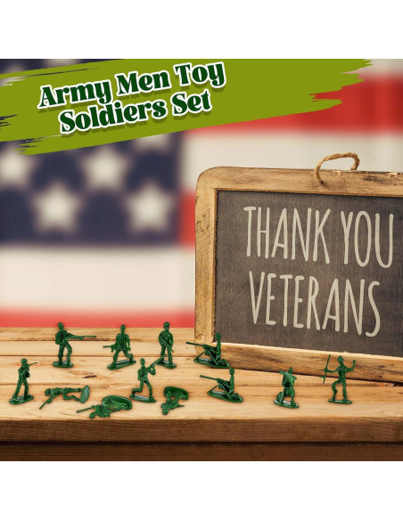 100 Soldados de Juguete del Ejército RoundFunny 2.54-3.81 cm