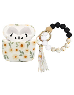 Funda de Silicona PowerDriver para AirPods 4 - Flores Pequeñas