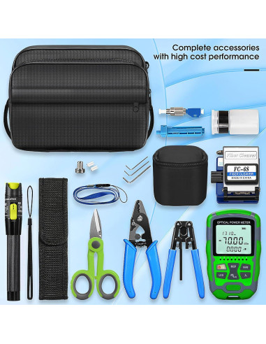 Kit de herramientas FTTH SAIVXIAN con cortador y medidor