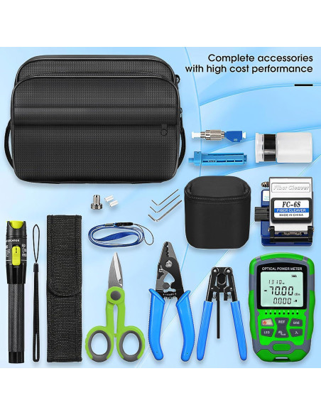 Kit de herramientas FTTH SAIVXIAN con cortador y medidor