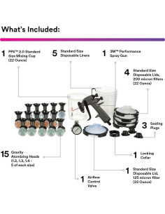 Pistola de Pulverización 3M Performance 26778 Kit Completo 2