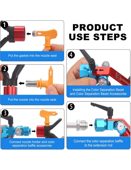 Guía de Pulverización JWGJW con Punta 517 y Extensión 25,4 cm