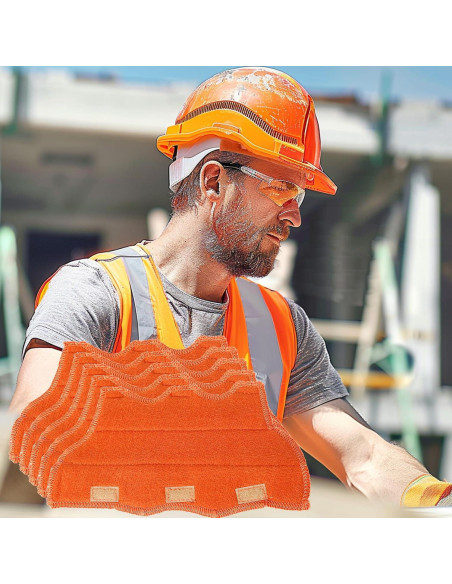 Banda de Sudor para Casco OCQOTAT 6 Piezas Algodón