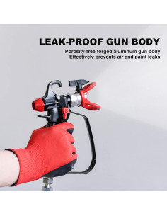 Pistola de Pintura Airless AEROPRO 820-BLACK 3600PSI 2