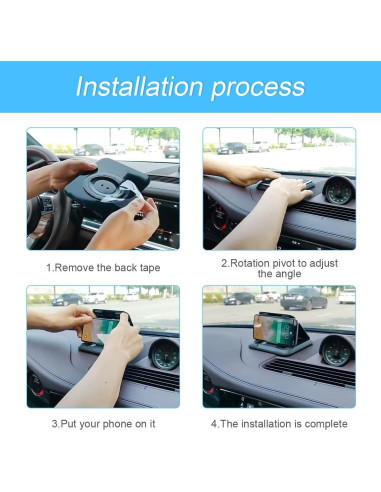 Soporte para Teléfono de Coche Moioee Antideslizante Universal