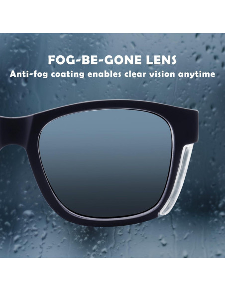 Gafas de Seguridad UKNOW - Antivaho y UV - ANSI Z87.1