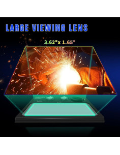 Casco de Soldadura TRQWH HD80 Solar Automático 9-13 2