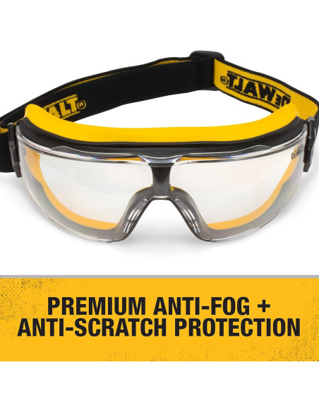 Gafas de seguridad DEWALT DPG84 claras antiempañante