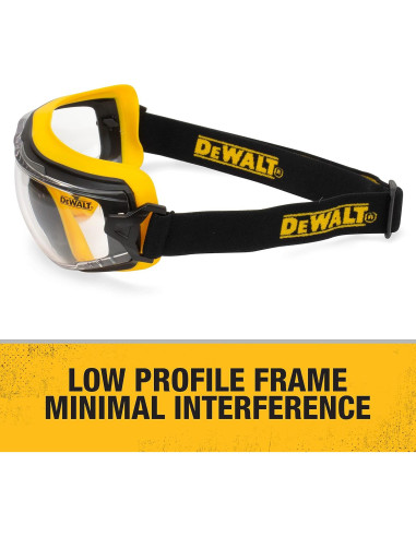 Gafas de seguridad DEWALT DPG84 claras antiempañante