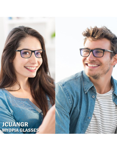Gafas de Distancia Jcuangr con Bloqueo de Luz Azul - Negro
