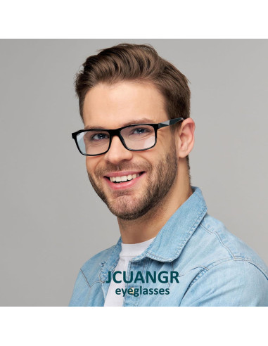 Gafas de Distancia Jcuangr con Bloqueo de Luz Azul - Negro