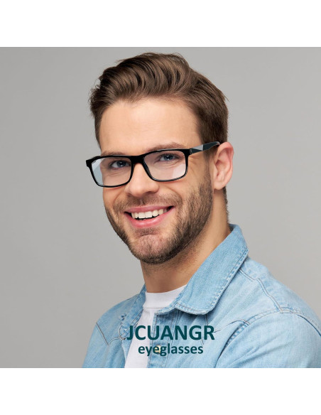 Gafas de Distancia Jcuangr con Bloqueo de Luz Azul - Negro