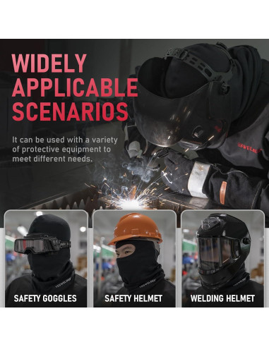 Gaiter de Cuello YESWELDER Resistente al Fuego para Soldadores