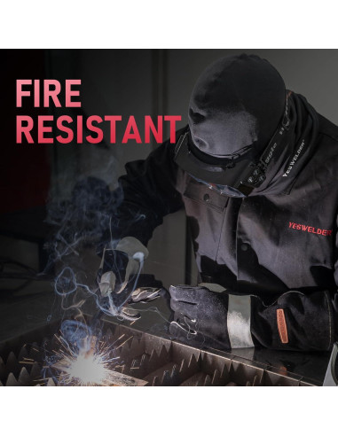 Gaiter de Cuello YESWELDER Resistente al Fuego para Soldadores