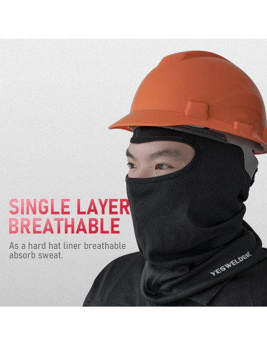 Gaiter de Cuello YESWELDER Resistente al Fuego para Soldadores