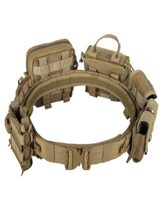 Cinturón Táctico YAKEDA 8 en 1 Ajustable 66-112 cm