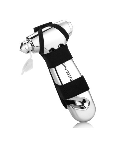 Rompedor de Ventanas SINSEN Martillo de Seguridad 3-en-1