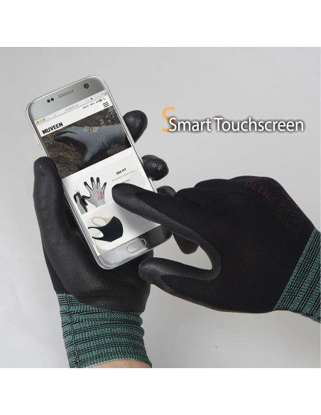 Guantes de Nitrilo DEX FIT FN330 Ajuste Elástico Negro L