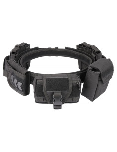 Cinturón Táctico YAKEDA 7 en 1 Ajustable Nylon Negro
