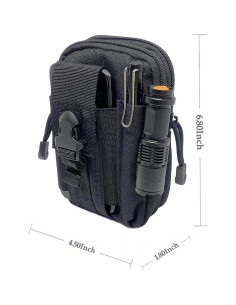 Bolsa Táctica Multifuncional Sailupxinyuan - Negro 2