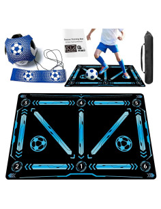 Alfombrilla de Entrenamiento ZVD para Fútbol 90x60 cm Antideslizante
