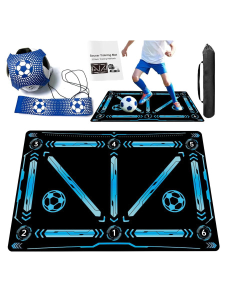 Alfombrilla de Entrenamiento ZVD para Fútbol 90x60 cm Antideslizante