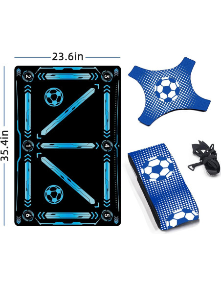 Alfombrilla de Entrenamiento ZVD para Fútbol 90x60 cm Antideslizante