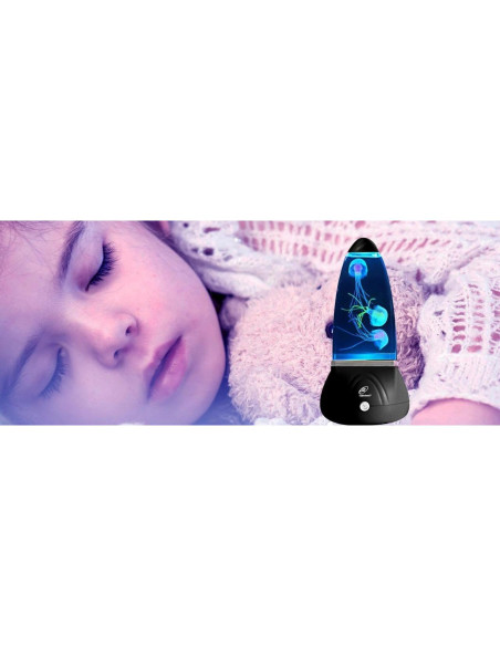 Lámpara Acuática Sensorial Lightahead Mini Medusa 7 Colores