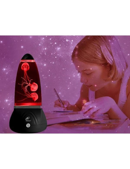 Lámpara Acuática Sensorial Lightahead Mini Medusa 7 Colores