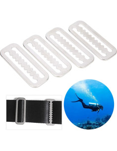 Retenedor de Cinturón de Peso XHIKOWAT 4 Piezas Acero Inoxidable 2