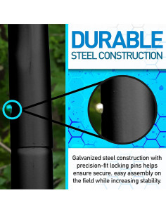 Rebotador de Fútbol Franklin Sports 3,66m x 1,83m - Negro 2