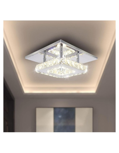 Candelabro LED Mini Cuadrado diisunbihuo 20 cm 15W Color Cambiable