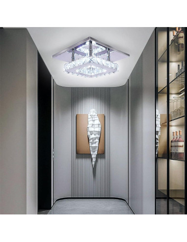 Candelabro LED Mini Cuadrado diisunbihuo 20 cm 15W Color Cambiable