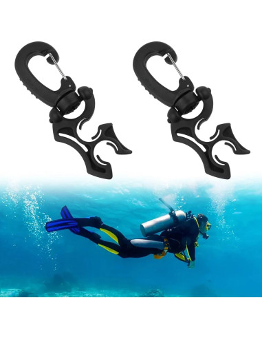 Clip de soporte para manguera de buceo PIYANYO 10 cm 2PCS