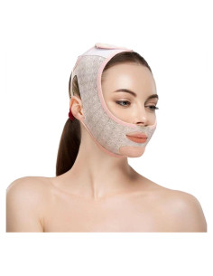Máscara Reafirmante MZLUWM para Doble Papada - Rosa