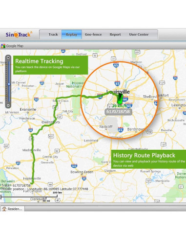 Rastreador GPS SinoTrack ST-907L 4G con Alarma y Control