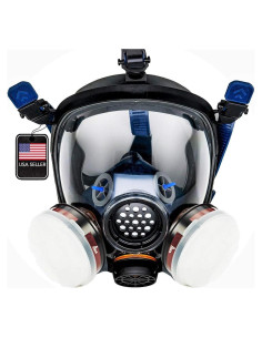 Máscara de Gas Parcil Distribution Cara Completa - Filtros Duales