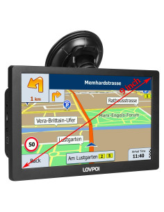 GPS para Camiones LOVPOI A9 22.86 cm Navegación Actualizada