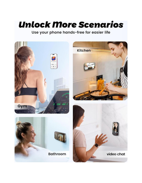 Soporte Magnético amBand para iPhone MagSafe Rosa Fucsia